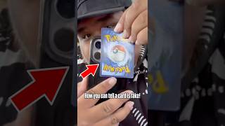 How to tell a card is FAKE! #pokemon #fakecards #pokemoncards #fakepokemon #pokemontradingcards