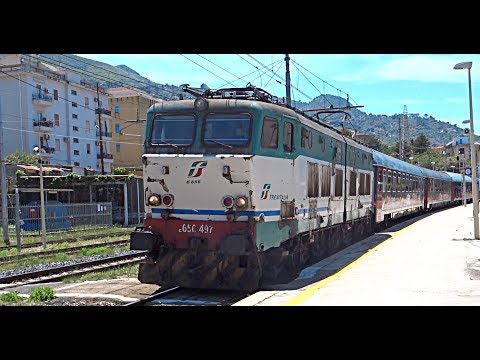 [HD - Treni] SOUND AVVIAMENTO E656.497 + Treno ICN 1964 Trenitalia in partenza da Cefalù!