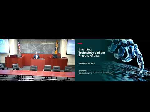 Lecture on Artificial Intelligence and its Impact on the Law
