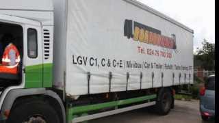 preview picture of video 'LGV C or C+E Training Coventry'