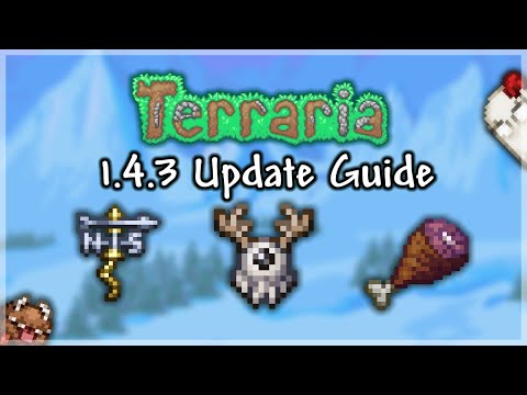 Terraria 1.4.3 added an Insane Boss Fight Deerclops (Master