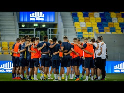 Pre-match training DAC-Dinamo Minsk