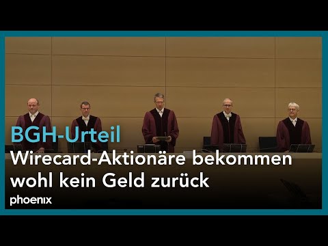 BGH-Urteil: Wirecard-Aktionäre bekommen wohl kein Geld zurück | 13.11.25