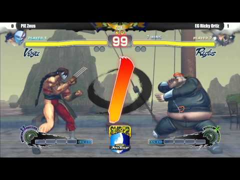 SSF4 AE2012 Winner's Final PIE Zeus vs EG Ricky Ortiz - Civil War 6 Tournament