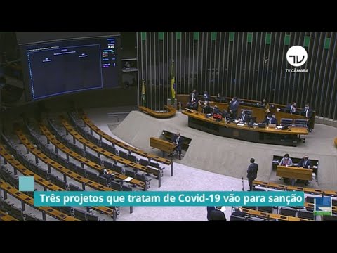 Três projetos que tratam de Covid-19 vão para sanção - 09/06/20