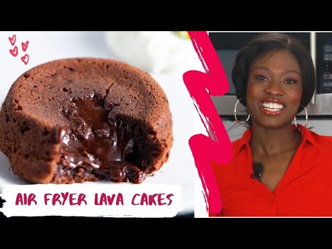Air Fryer Chocolate Lava Cakes