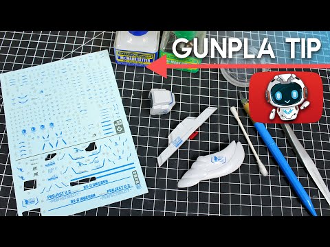 GUNPLA TIP: Waterslide Decals