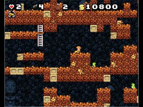 Let's Play Spelunky HD - Part 1 - Shotguns and Snakeses