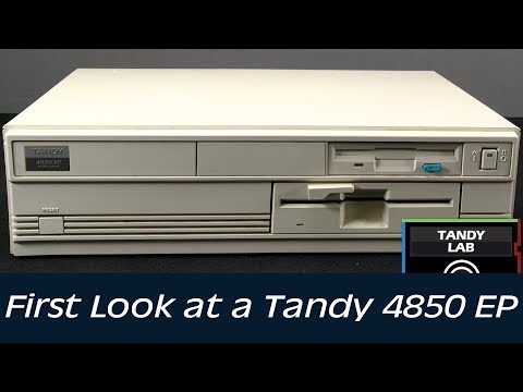 Tandy 4850 EP - A “high-performance” 486 - First Look