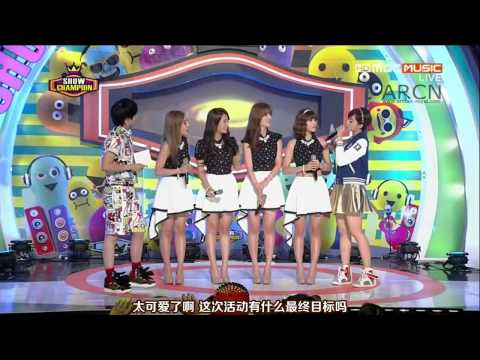 [中字] 130508 MBC Show Champion Amber&恩静MC CUT [ARCN字幕组]