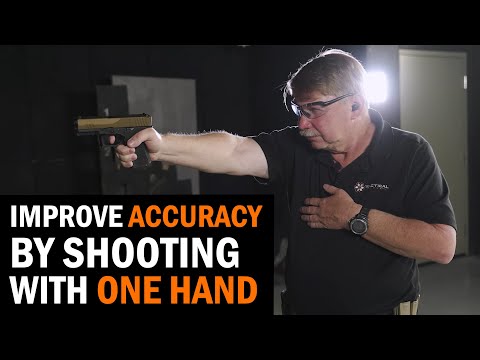 Improve Pistol Accuracy By Shooting With One Hand with Navy SEAL Chief Gordon Evans