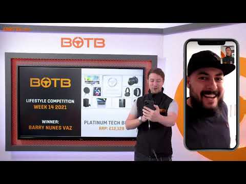 BOTB - Lifestyle Competition Winner, Week 14, Barry Nunes Vaz, Platinum Tech Bundle