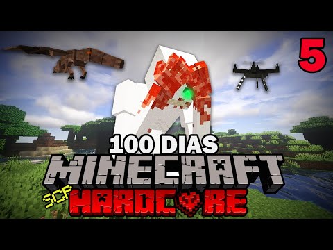 SOBREVIVI 100 DIAS NO MINECRAFT COM SCP`S #5 (Encontramos sobreviventes)