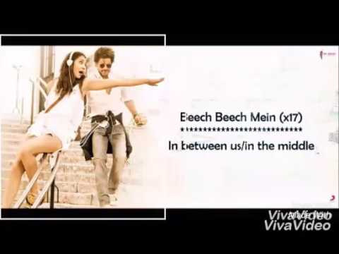 BEECH BEECH MEIN|JAB HARRY MET SEJAL|PRITAM|SHAH RUKH KHAN |ANUSHKA SHARMA. LYRICAL FULL SONG