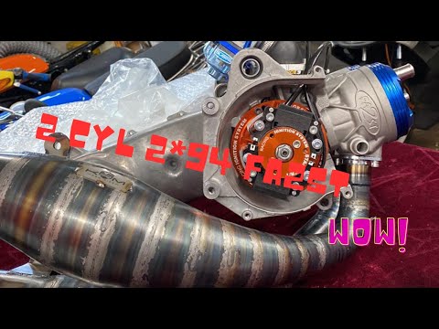 2cyl 2*100cc fa2st 60hp engine build (cateno miano) KRM