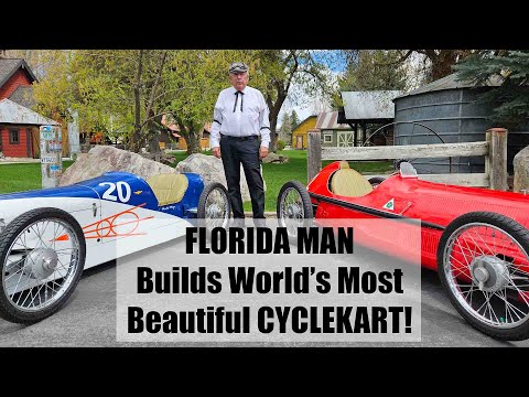 Florida Man Builds the Worlds Most Beautiful CycleKarts!
