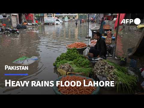 Video Thumbnail: Heavy rain floods Pakistan's second-largest city | AFP