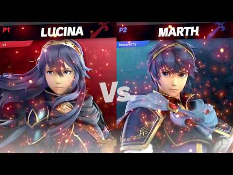 EL (Lucina) vs Lawwwrry (Marth) - Smash Ultimate Friendlies