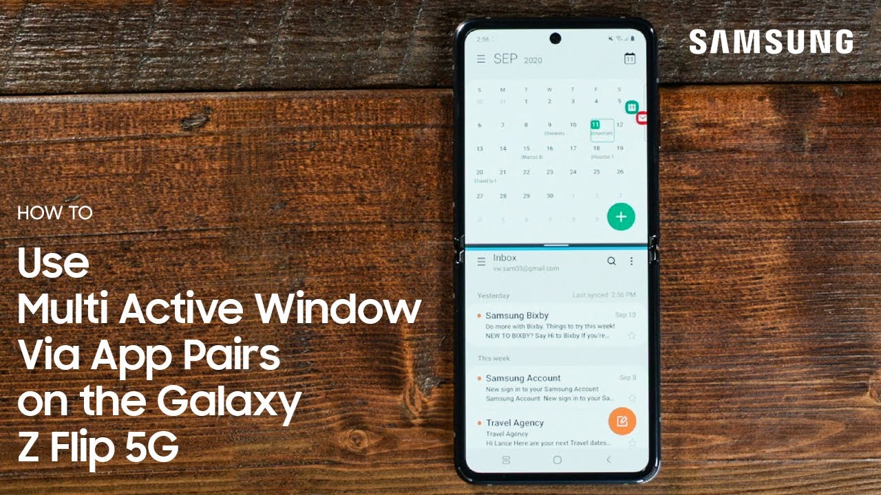 Galaxy Z Flip 5G: How to Use Multi-Active Window App Pairs | Samsung