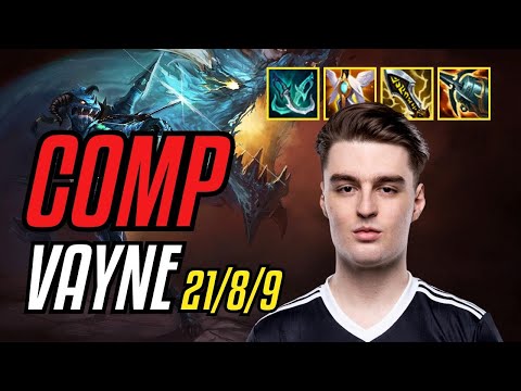 COMP - VAYNE vs LEE SIN JUNGLE - EUW CHALLENGER - PATCH 11.8 QUADRAKILL