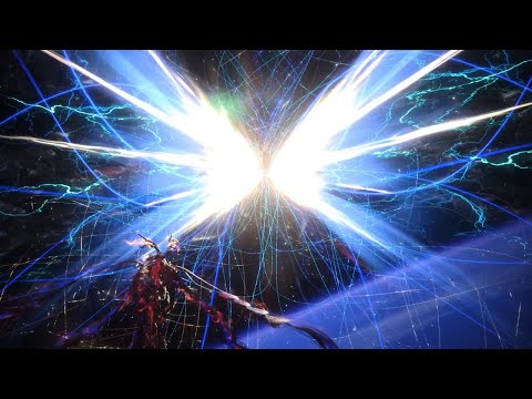 Bahamut casts Zettaflare - FFXVI