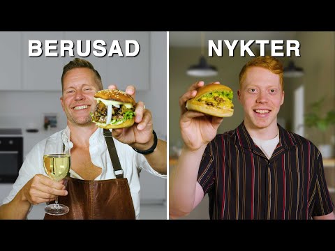 Full kock VS nykter amatör – vem gör godast hamburgare?