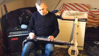 Lap steel guitar River 6 with Humbucker