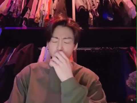 BTS' Jungkook listening to Taehyung's "Scenery"