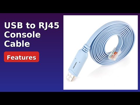 REVIEW (2025): USB to RJ45 Console Cable. Features.
