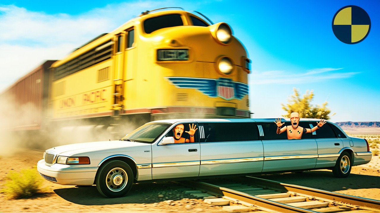 Trains & Cars Crashes #4 | BeamNG.Drive