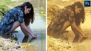 Vintage photo filter - Photoshop Tutorial