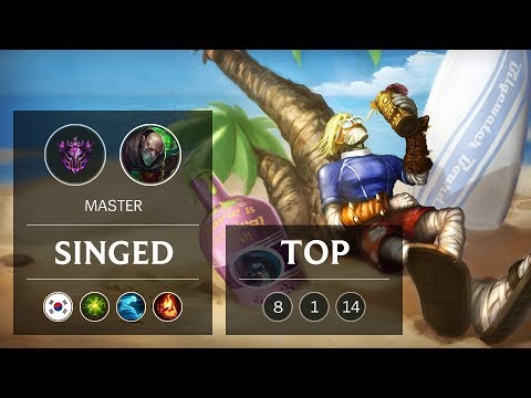 Singed Top vs Jayce - KR Master Patch 9.3
