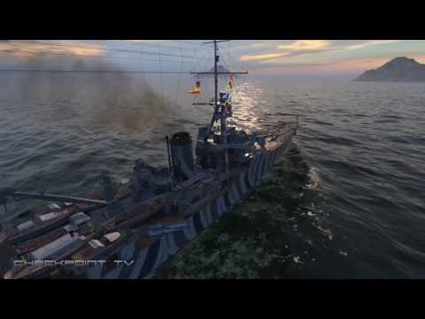 World of Warships French Cruisers - Tier 3 Friant
