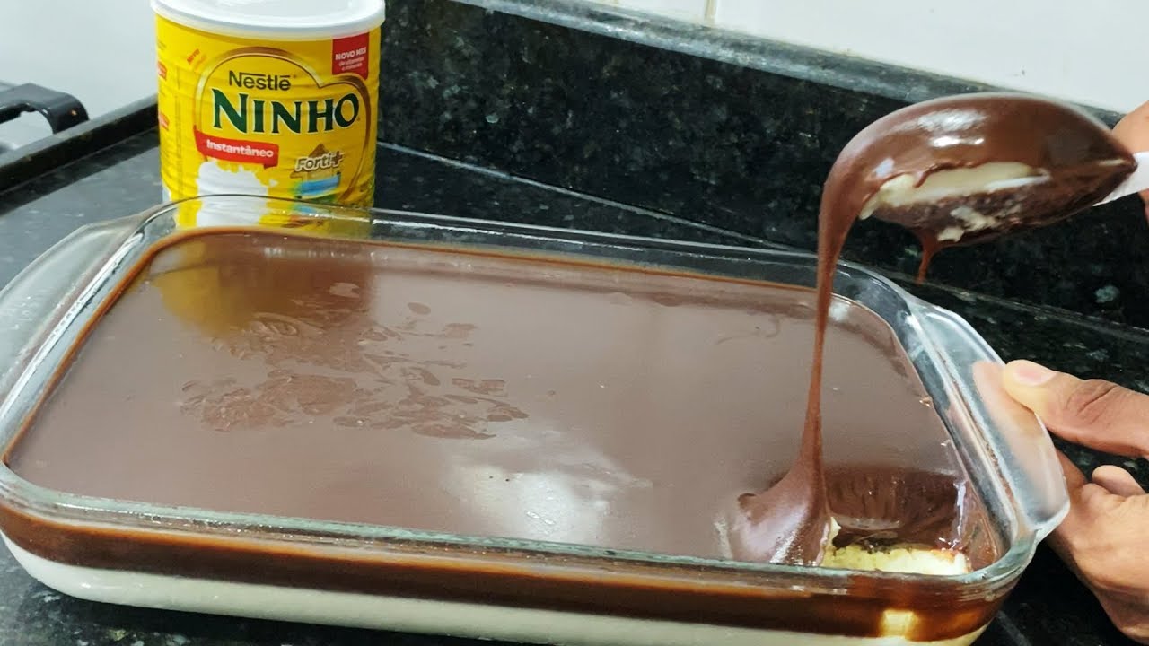 SOBREMESA DE CHOCOLATE COM LEITE NINHO - Bianca Lourenço