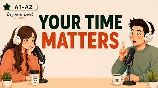 Why Your Time Matters | Easy English Conversation for Beginners (A1–A2)
