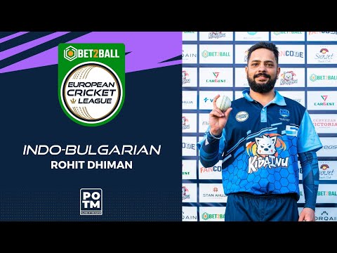 POTM: R.Dhiman - BJA vs INB | Highlights | Bet2Ball European Cricket League Day 3, Group B | ECL22