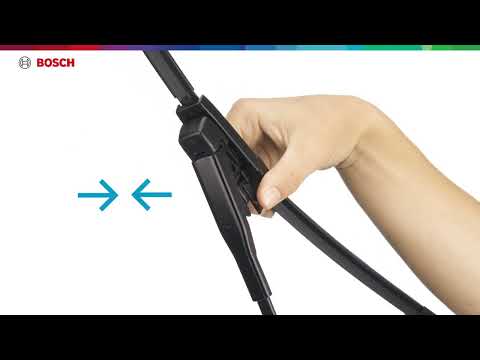 Plumas limpiaparabrisas Bosch Clear Advantage™: Instalación y desinstalación Pinch Tab