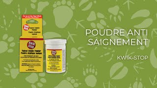 Poudre anti-saignement pour les griffes, Kwik Stop