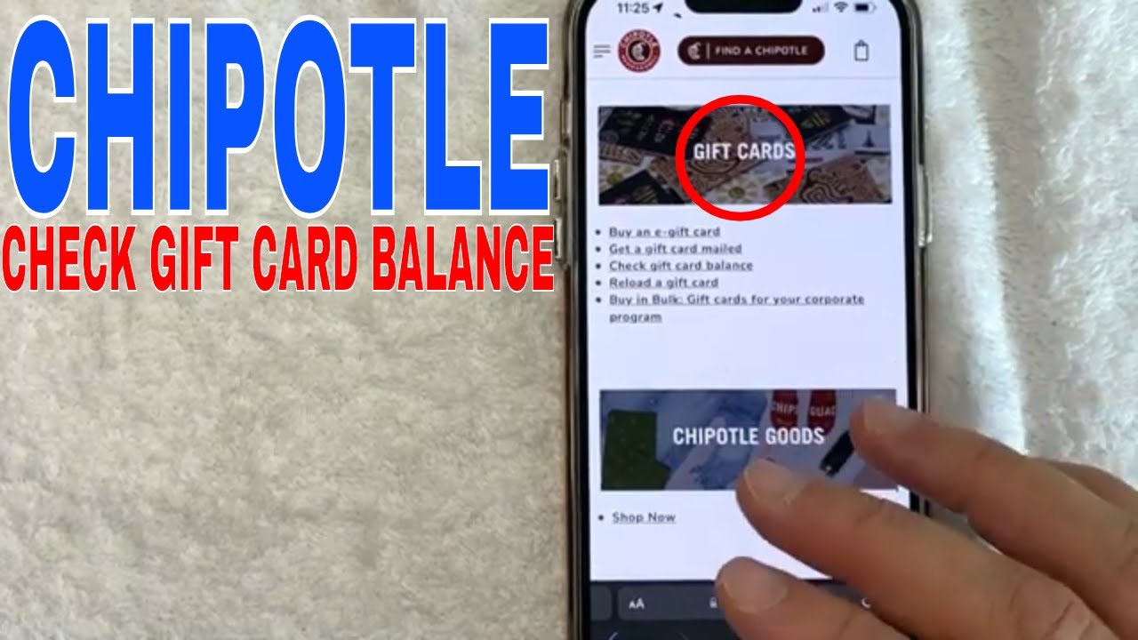 ✅ How To Check Chipotle Gift Card Balance 🔴