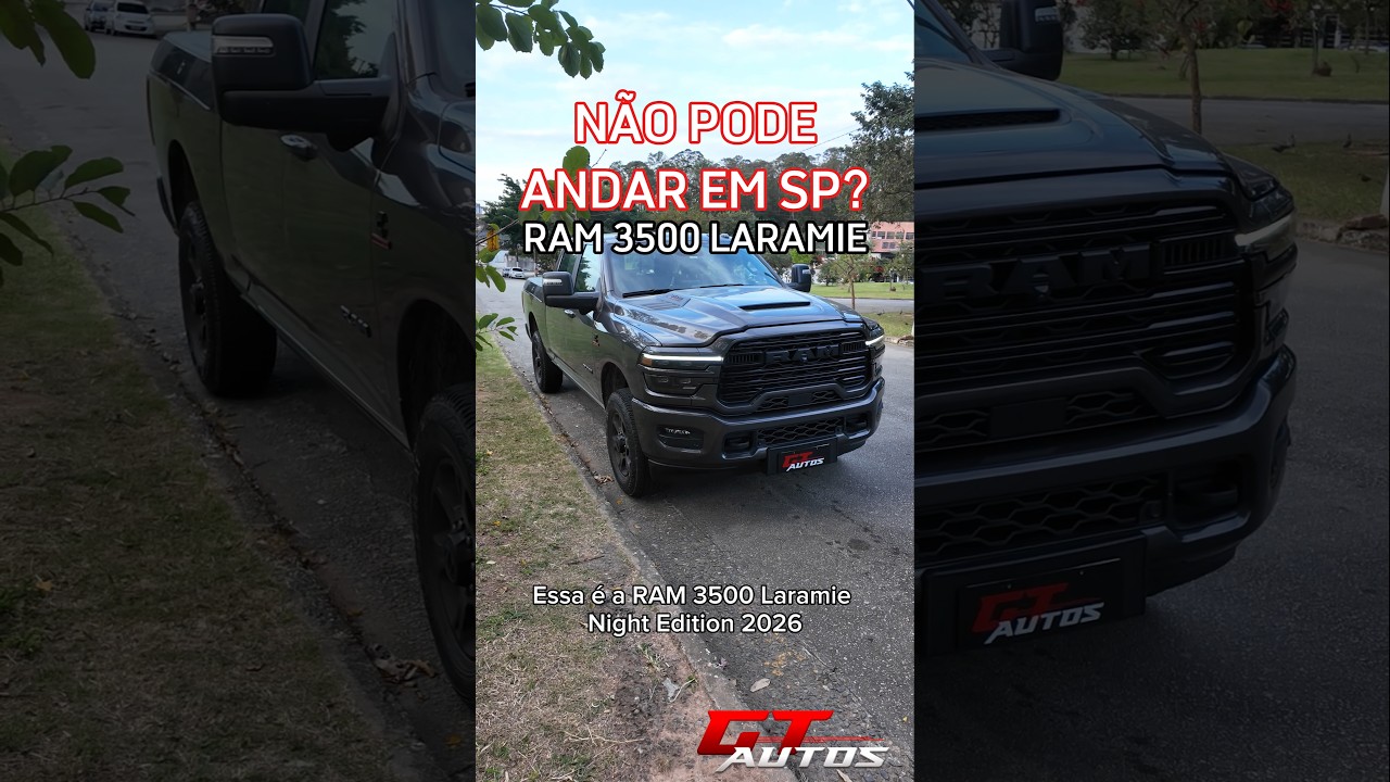 RAM 3500 pode andar em São Paulo? Quais as restrições de caminhão? É VUC? #shorts