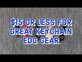 Top 5 EDC Keychain Tools For Under $15 #edc #everydaycarry #edcgear #budget #keychain