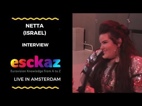 ESCKAZ in Amsterdam: Interview with Netta (Israel at the Eurovision 2018)