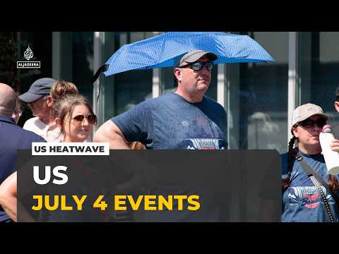 US heatwave: Temperatures soar ahead of 250th birthday celebration