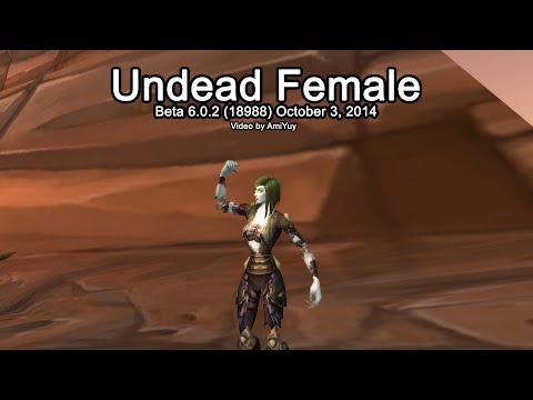 Warlords of Draneor Beta: [Model] Undead Female Updated