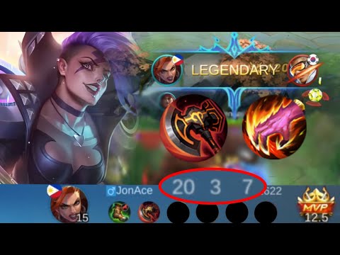 ONE HIT HILDA JUNGLER | HILDA BEST BUILD 2021 | HILDA GAMEPLAY | HILDA GUIDE | JonAce - MLBB