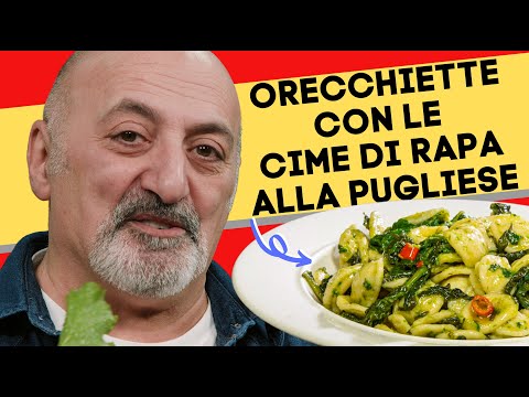 Orecchiette with turnip tops Puglia style