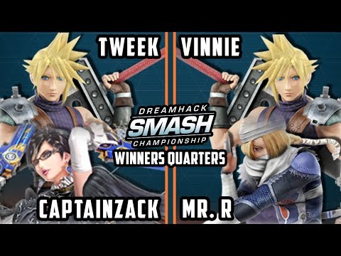 DHATL 17 Smash 4 - Tweek & Captain Zack Vs. Vinne & Mr. R - WQ - Smash Wii U