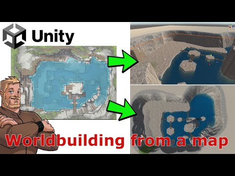 World Building in Unity - Recreating a map from a tabletop RPG  - Via 2 minute tabletop