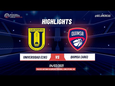 Universidad De Concepcion vs. QUIMSA - Game Highlights