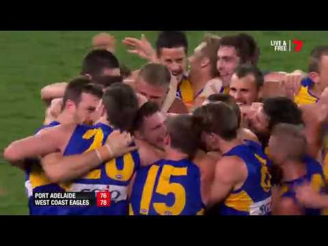 Port Adelaide v West Coast - First Elimination Final, 2017 - Last Two Minutes - AFL